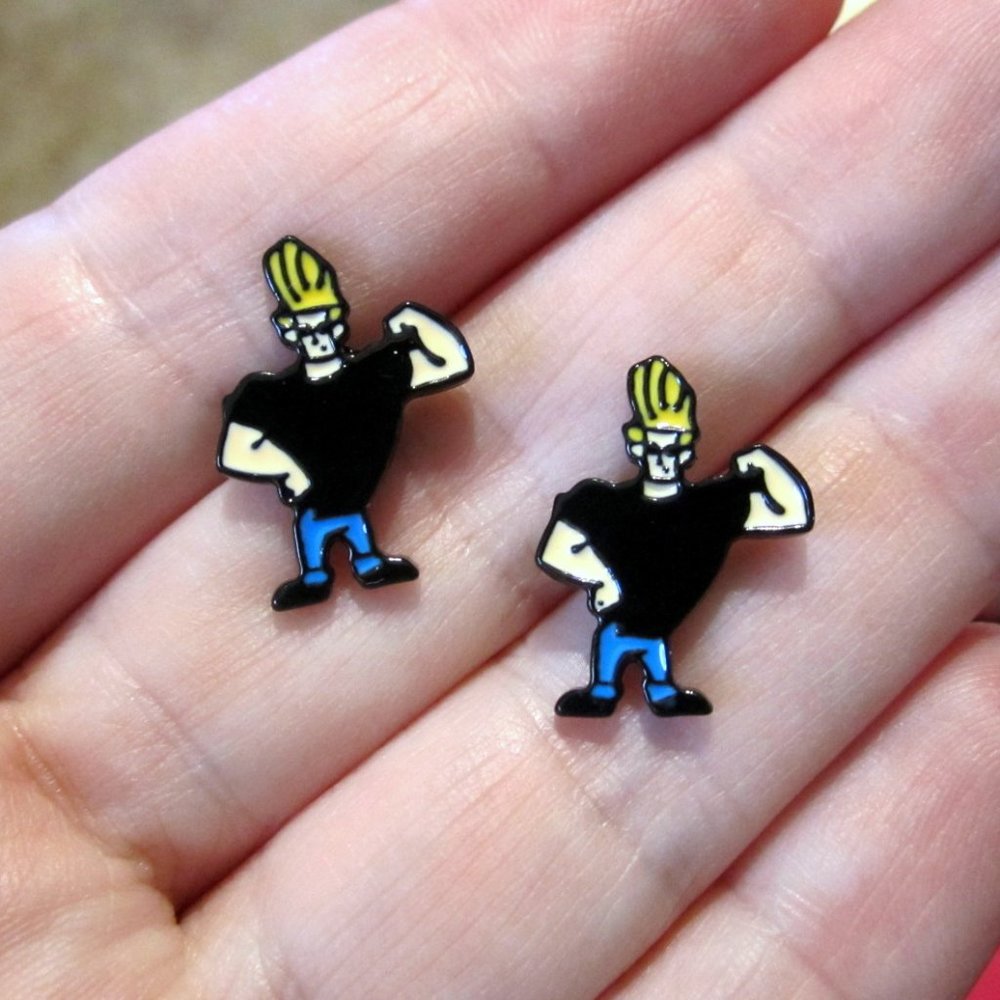Johnny Bravo Earrings~Hypoallergenic